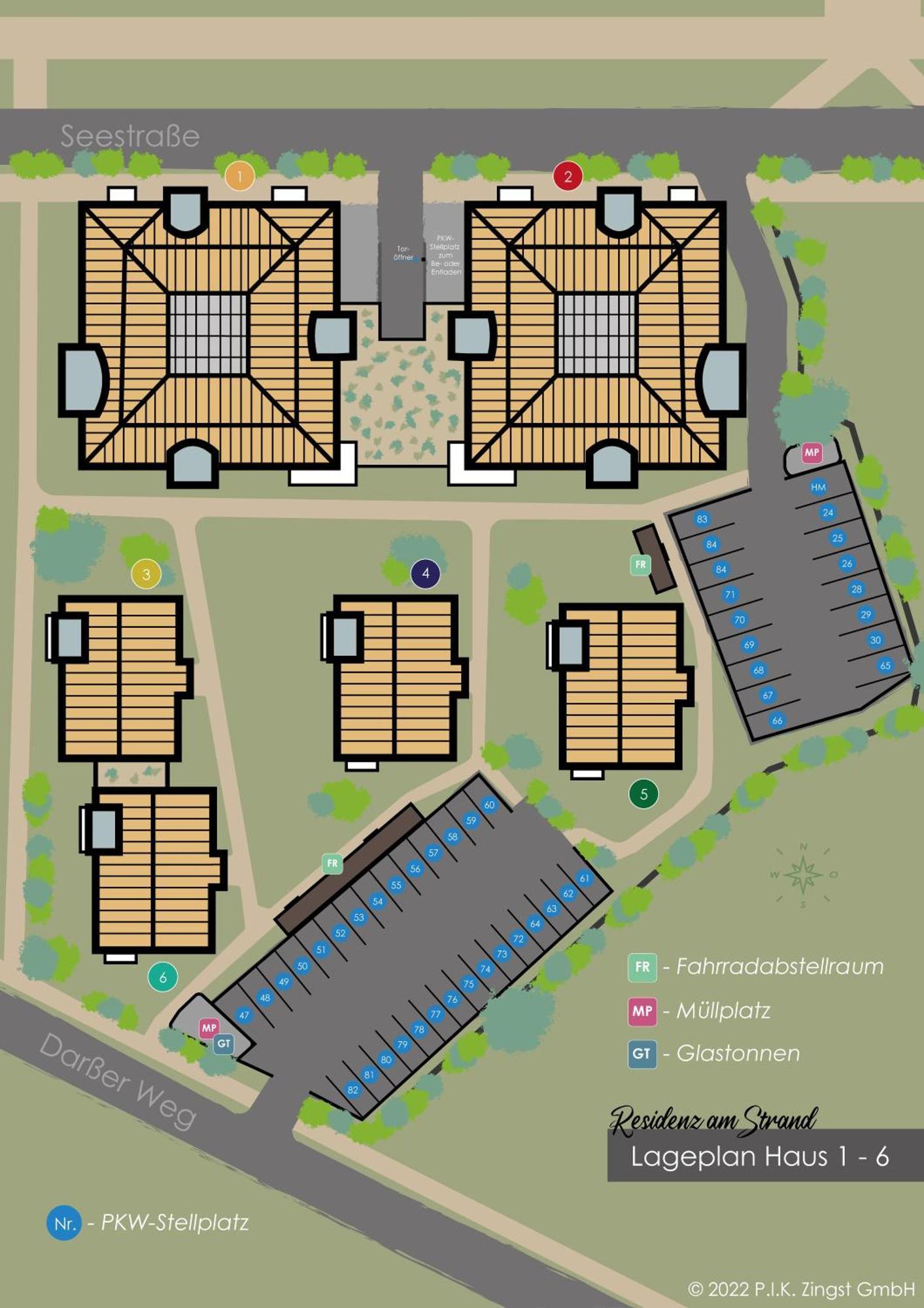 Residenz am Strand Ostseeglück - Wohnung 1-13 Zingst Exterior foto